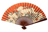 Japanese original paper hand fan art invertebrate umbrella. AI generated Image by rawpixel.