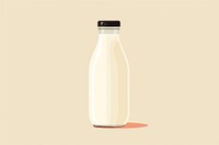 Milk bottle dairy drink. AI generated Image by rawpixel.