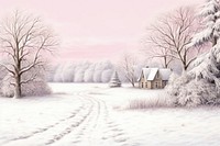 Christmas outdoors scenery architecture landscape building. AI generated Image by rawpixel.