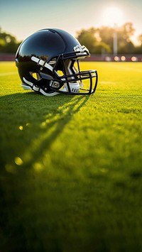 Football helmet stadium sports. AI generated Image by rawpixel.