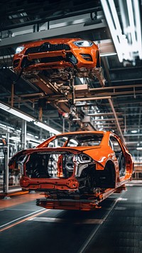 photo of a car manufacturing. 