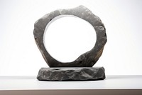 Circle rock podium stand sculpture lifebuoy jewelry. AI generated Image by rawpixel.