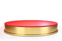 Circle gold red. AI generated Image by rawpixel.