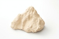 White background simplicity limestone powder. 