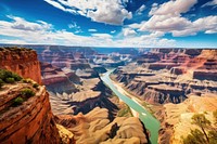 Grand Canyon landscape outdoors canyon. AI generated Image by rawpixel.