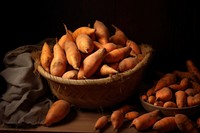 Autumn vegetable food sweet potato. AI generated Image by rawpixel.