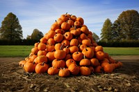 Autumn vegetable outdoors pumpkin. 