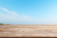 Wooden table wood sky backgrounds. 