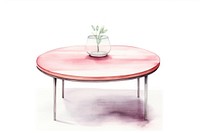 Modern table furniture houseplant flowerpot. AI generated Image by rawpixel.