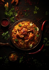Indian food. AI generated Image by rawpixel.