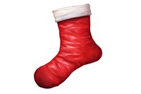 Sock Santa Claus red white background. AI generated Image by rawpixel.
