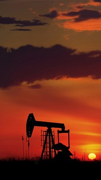 Oil well. AI generated Image by rawpixel.