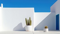 Minimal modern white building. AI generated Image by rawpixel.