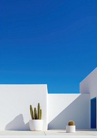 Minimal modern white building. AI generated Image by rawpixel.