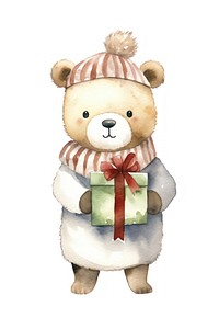 Christmas animal cartoon cute toy. 