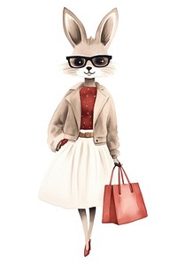 Handbag fashion cartoon animal. 