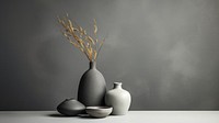 Porcelain vase arrangement decoration. AI generated Image by rawpixel.