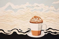 Cappuccino coffee drink cup. AI generated Image by rawpixel.