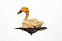 Art animal paper duck. AI generated Image by rawpixel.
