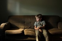 Sitting furniture portrait child. 