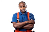 Male plumber portrait standing adult. AI generated Image by rawpixel.