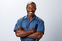 Man plumber cheerful adult smile. AI generated Image by rawpixel.