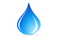 Blue raindrop line white background simplicity. AI generated Image by rawpixel.