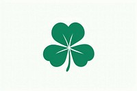 Clover leaf symbol line logo. AI generated Image by rawpixel.