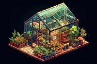 Garden greenhouse plant architecture. AI generated Image by rawpixel.