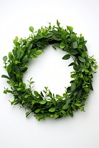 Decorative wreath plant leaf. AI generated Image by rawpixel.