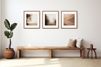 Picture frames on a wall. AI generated Image by rawpixel.