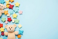 Toy backgrounds blue blue background. AI generated Image by rawpixel.