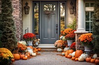 Pumpkin architecture decoration vegetable. 