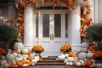 Pumpkin architecture decoration vegetable. 