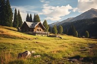 Outdoors house architecture landscape. 