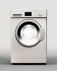 Washing machine mockup, home appliance psd
