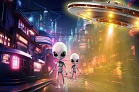 Aliens invasion fantasy remix