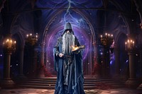 Wizard casting spell fantasy remix