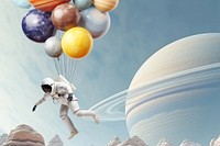 Astronaut magical journey surreal remix