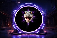 Dinosaur portal in fantasy remix