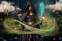 Female rogue witch fantasy remix