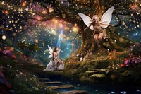 Fairies playing around fantasy remix