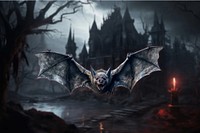 Hissing bat spooky halloween remix