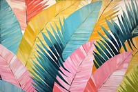 Palm leaves art nature plant. AI generated Image by rawpixel.