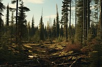 North american forest wilderness landscape woodland. AI generated Image by rawpixel.