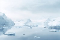 Antarctica ocean landscape mountain outdoors. AI generated Image by rawpixel.