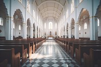 Beautiful church architecture building worship. AI generated Image by rawpixel.