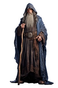 Merlin Wizard costume adult white background. AI generated Image by rawpixel.