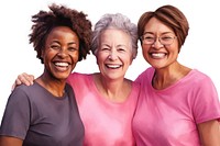 Senior diverse women smiling laughing adult smile. 