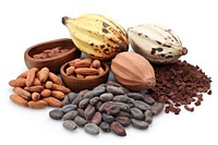 Ingredient cocoa food nut. AI generated Image by rawpixel.